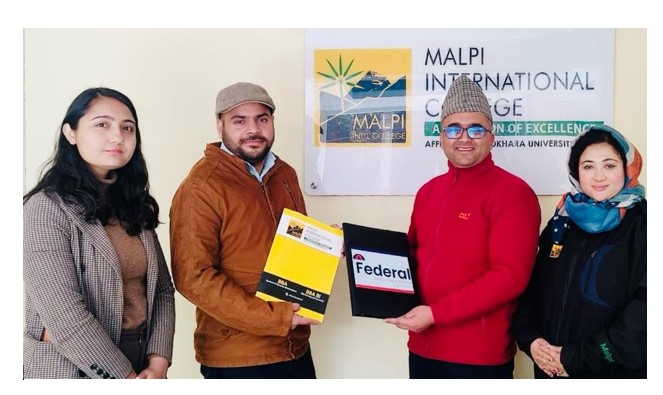 फेडेरल रिइन्स्योरेन्स ब्रोकर्स र मल्पी इन्टरनेशनल कलेजबीच सम्झौता