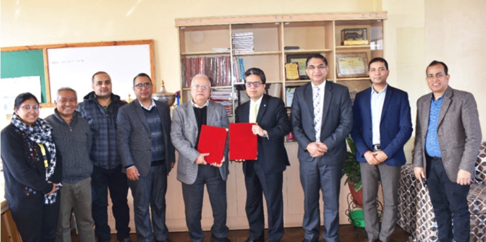 नेपाल बैंकर्स संघ र काठमाडौं विश्वविद्यालय स्कुल अफ म्यानेजमेन्टबीच सहकार्य