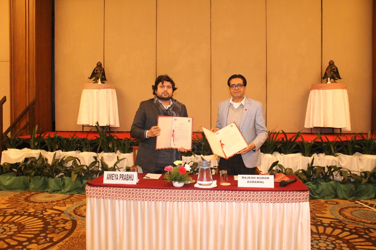 नेपाल उद्योग परिसंघ र इन्डियन चेम्बर अफ कमर्शबीच आर्थिक सम्बन्ध अभिवृद्धि गर्ने समझदारी