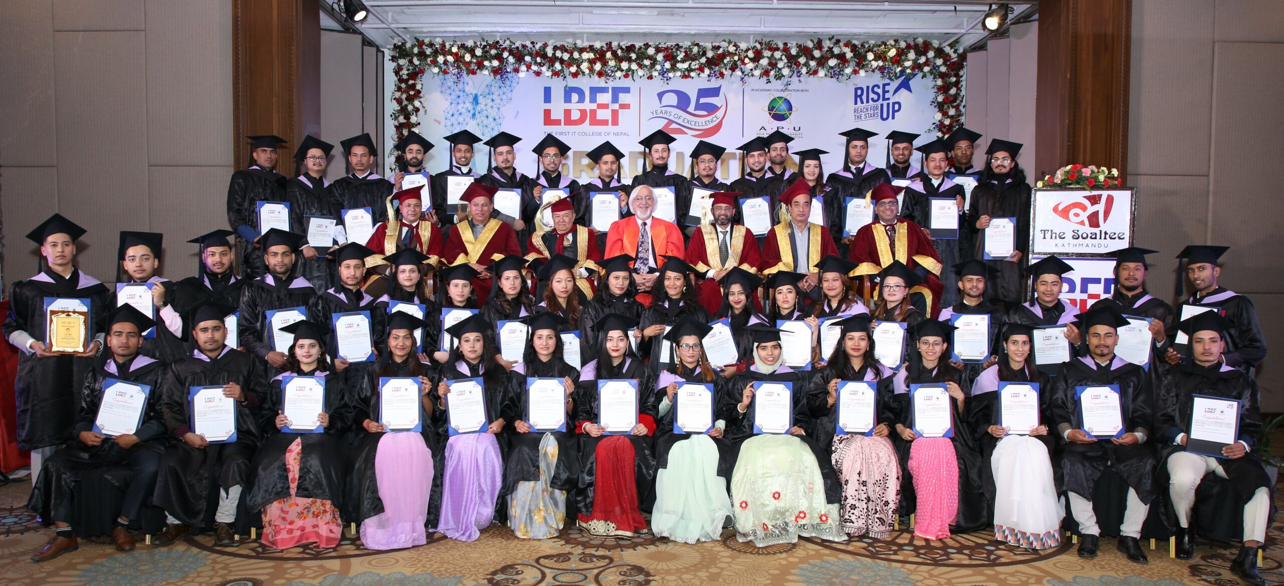 लर्डबुद्ध एजुकेशन फाउण्डेशनबाट १ सय ५० जना विद्यार्थी दीक्षित