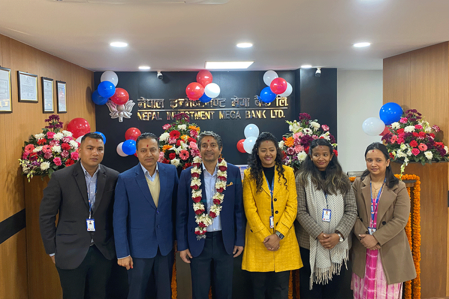 नेपाल इन्भेष्टमेण्ट मेगा बैंकको दुई नयाँ शाखा विस्तार