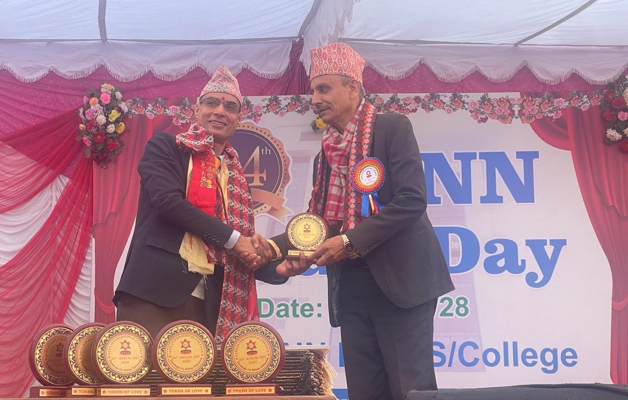 सान इन्टरनेसनल कलेजले आफ्नै भवनमा मनायो वार्षिकोत्सव