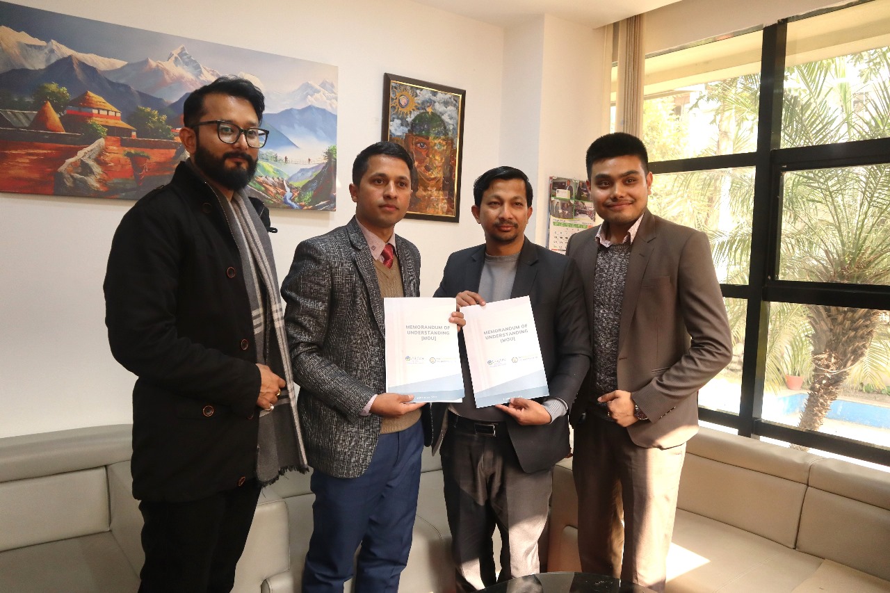 सन सेक्युरिटिजले युनिग्लोब सेकेन्डरी स्कुलका विद्यार्थीलाई निःशुल्क शेयर बजार तालिम दिने