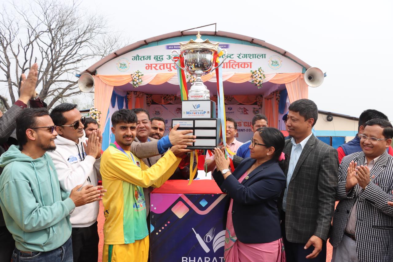 गौतमबुद्ध अन्तर्राष्ट्रिय क्रिकेट रंगशाला निर्माण गर्छु भन्ने बाचा पुरा भयोः प्रमुख रेनु दाहाल