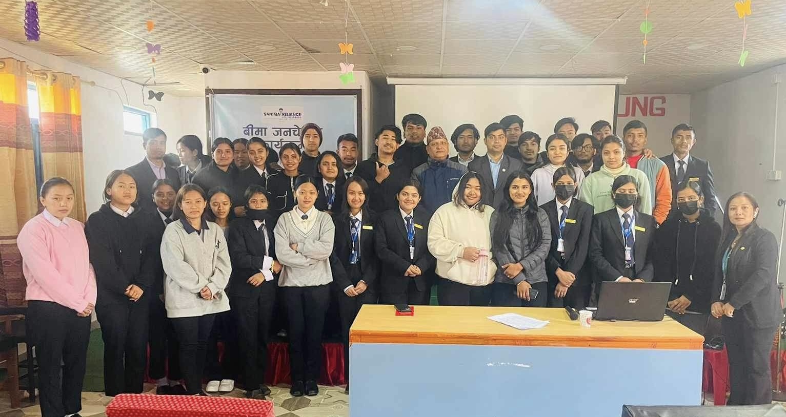 सानिमा रिलायन्स लाइफद्वारा धौलागिरी बहुमुखी क्याम्पसमा बीमा सचेतना कार्यक्रम सम्पन्न