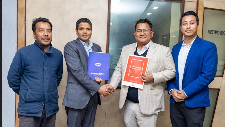 आइएमई र वान प्वाइन्ट फाइनान्सियल सर्भिसेजबीच सम्झौता