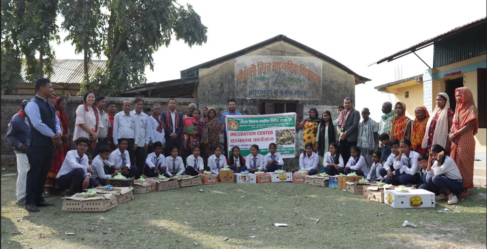 जीवन विकासद्वारा इन्क्युबेसन सेन्टर स्थापना
