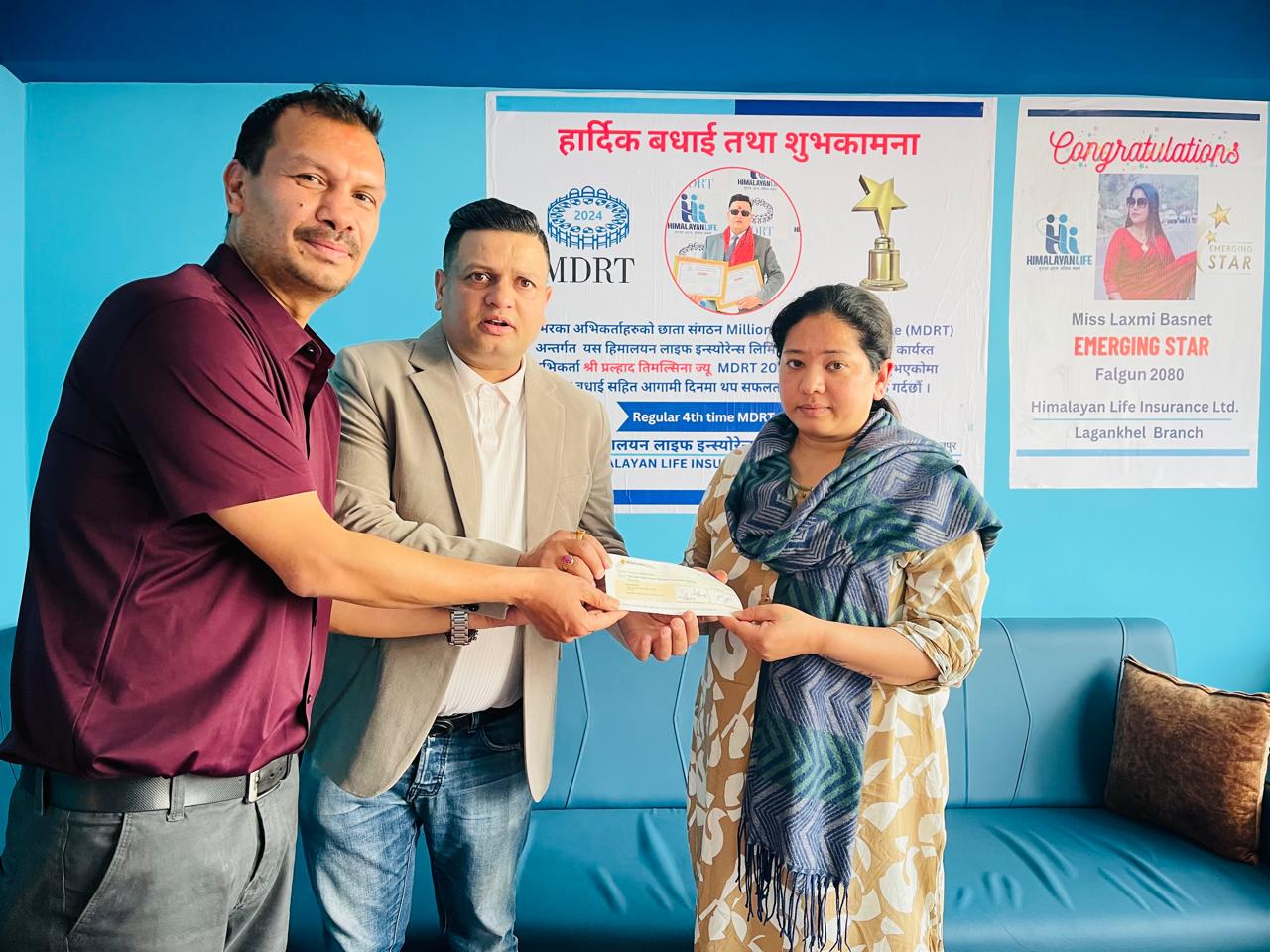 हिमालयन लाइफद्वारा मृत्यु दाबी रकम हस्तान्तरण