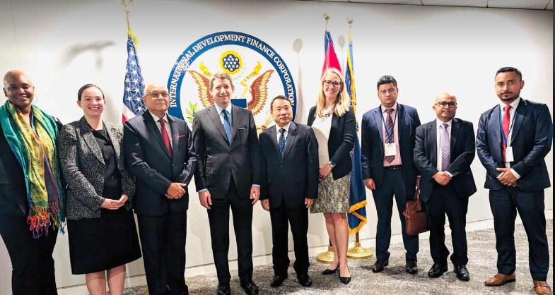 अर्थमन्त्री पुन र अमेरिकी यूएस इन्टरनेशनल डेभलपमेन्ट फाइनान्सका सिइओबीच भेट