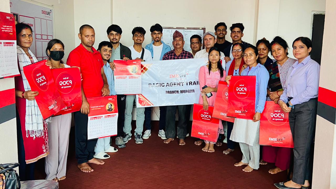 सैनामैनामा आइएमई लाइफको अभिकर्ता तालिम सम्पन्न