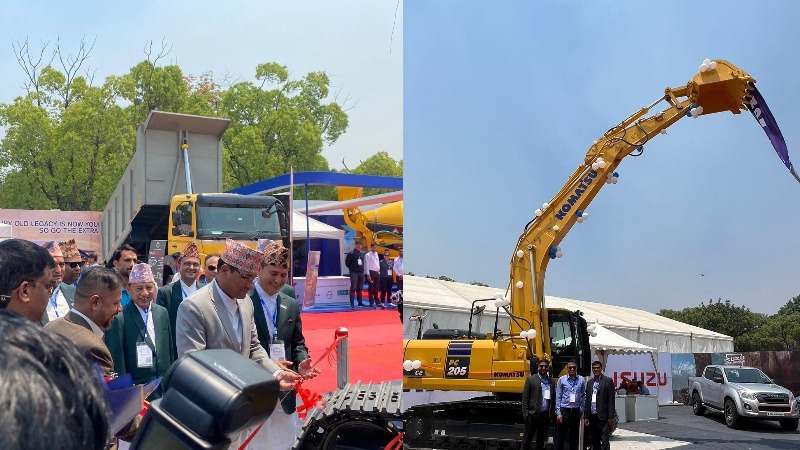 हिमालयन हाइड्रो एक्स्पोमा सार्वजनिक भयो कोमात्सु स्काभेटर, ऊर्जा मन्त्रीले गरे शुभारम्भ