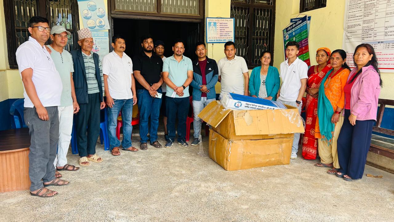 सिद्धार्थ प्रिमियर इन्स्योरेन्सद्वारा प्राथमिक स्वास्थ्य केन्द्रलाई बेबिवारम प्रदान