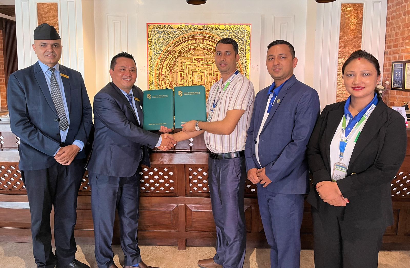 कामना सेवा विकास बैंक र ड्रिम इन्टरनेशनल होटलबीच सम्झौता