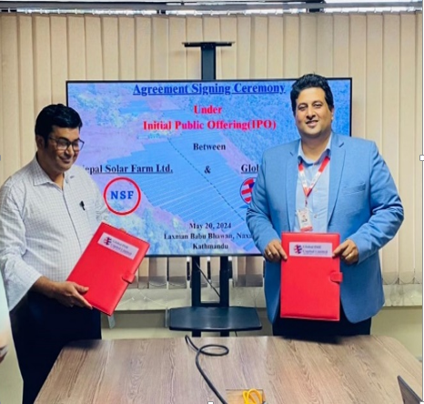 नेपाल सोलार फार्मले आइपीओ निष्काशन गर्ने, विक्री प्रबन्धकमा ग्लोबल आइएमई क्यापिटल