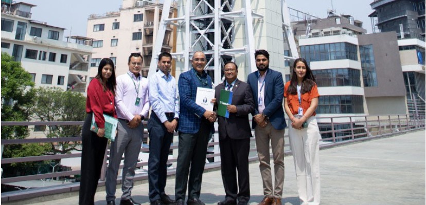 सानिमा बैंकका ग्राहकले स्काईवाक टावरको टिकटमा १०% छुट पाउने