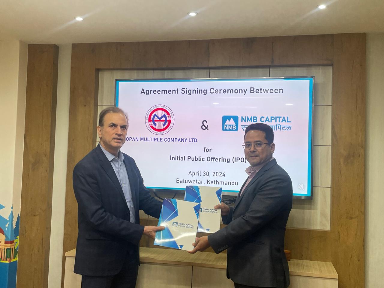 प्रिमियममा आइपीओ ल्याउँदै सोपान मल्टिपल कम्पनी, बिक्री प्रबन्धकमा एनएमबि क्यापिटल