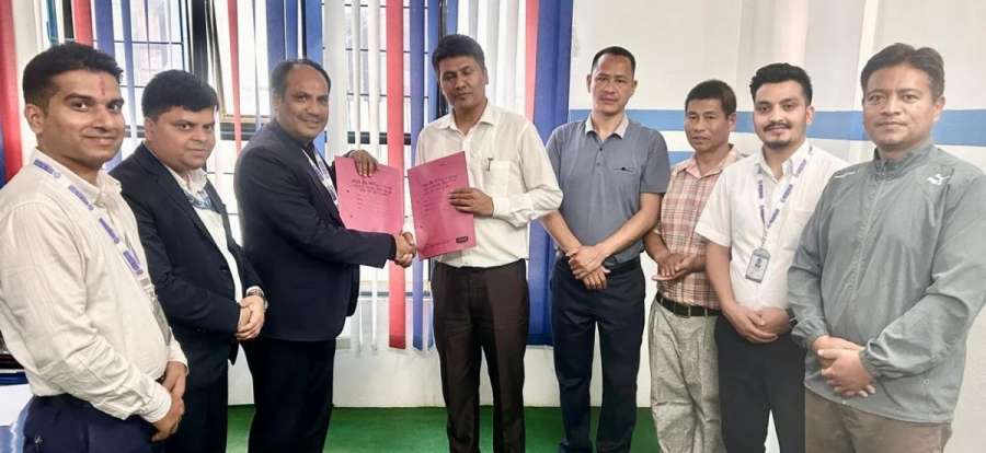 नेपाल बैंक र जलजला बहुमुखी क्याम्पसबीच कर्जा सम्बन्धी सम्झौता