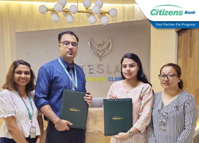 सिटिजन्स बैंकका ग्राहकले टेस्ला डायग्नोस्टिकमा आकर्षक छुट पाउने
