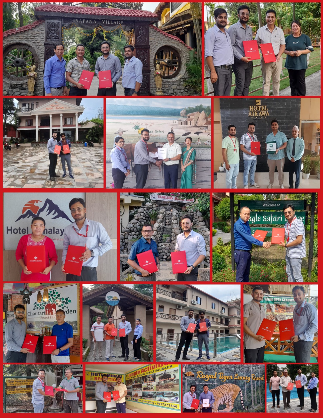 प्रभु बैंक र सौराहाका १६ भन्दा बढि विभिन्न होटल तथा रेष्टुरेन्टबीच छुट सम्झौता