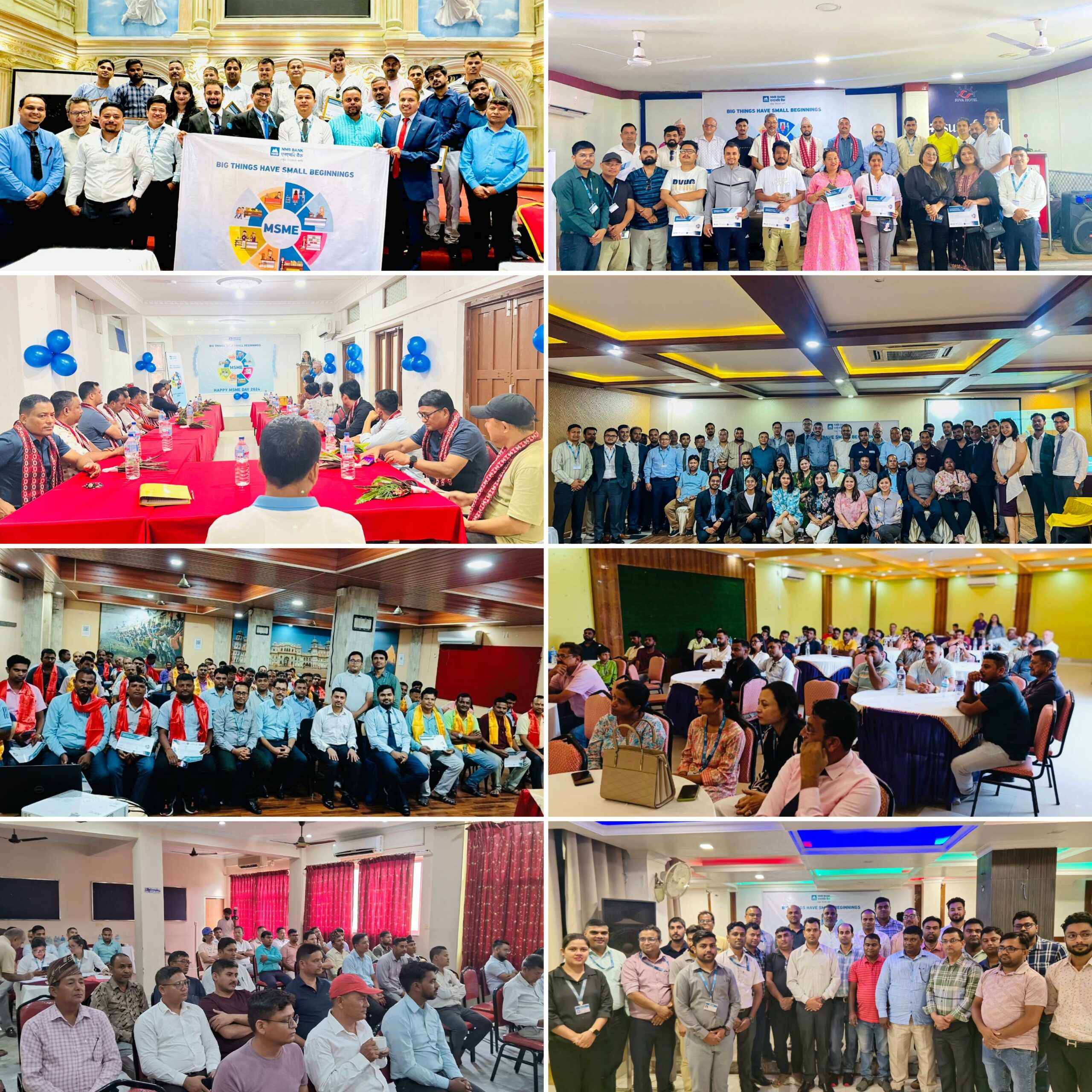 एनएमबि बैंकले सातै प्रदेशमा मनायो एमएसएमई दिवस