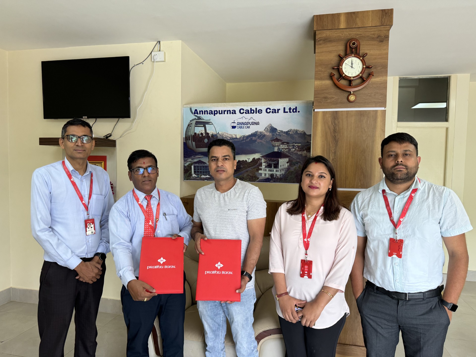 प्रभु बैंकका ग्राहकले अन्नपूर्ण केबलकारको टिकटमा २५ प्रतिशत छुट पाउने