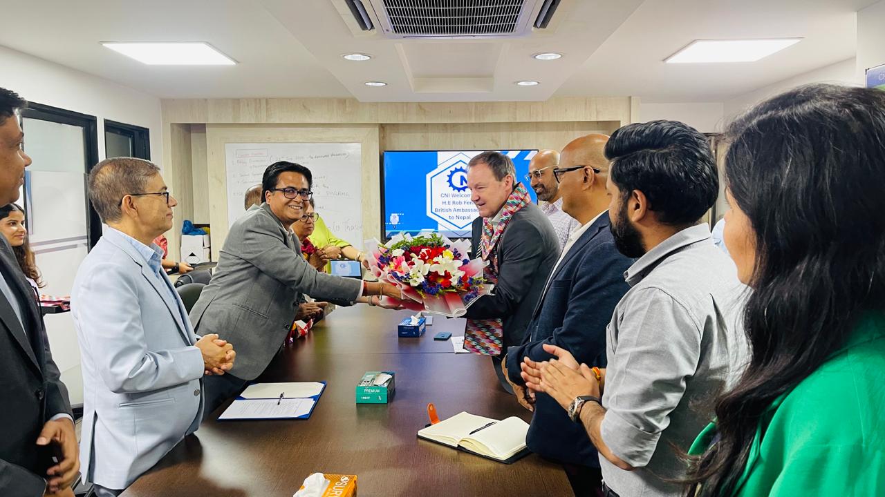 उद्योग परिसंघ र नेपालका लागि बेलायती राजदुतबीच आर्थिक बिस्तारका लागि छलफल