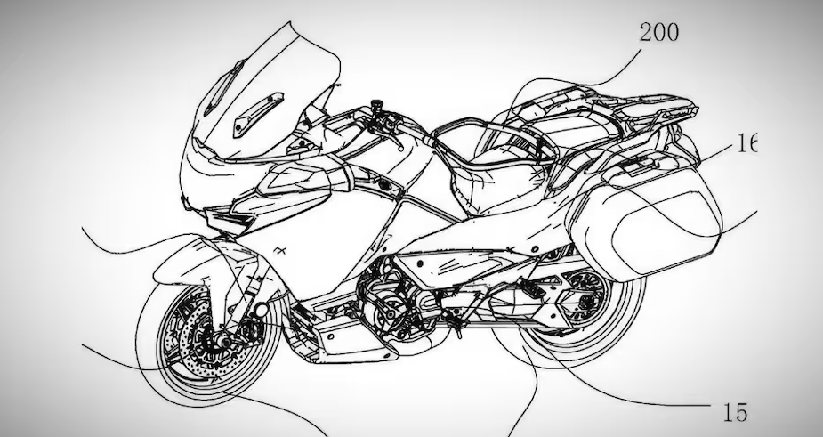 मोटरसाइकलमा सिट बेल्ट ! चिनियाँ कम्पनीले विकास गर्यो गज्जबको प्रविधि