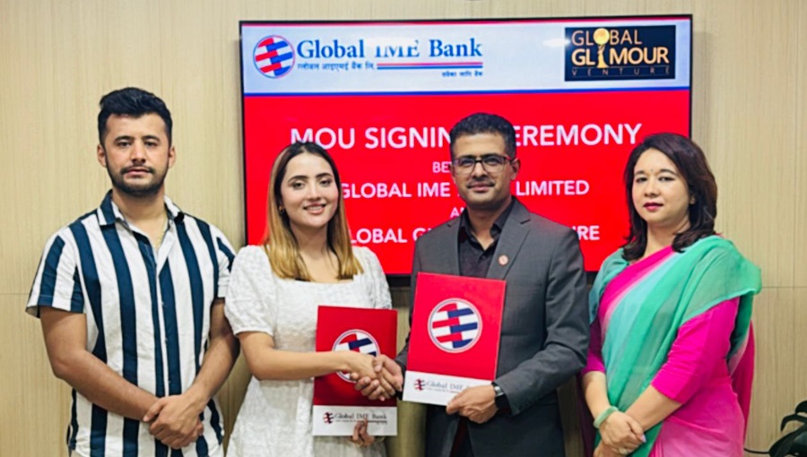 मिस युनिभर्स नेपाल २०२४ को बैंकिङ्ग पार्टनरमा ग्लोबल आइएमई बैंक