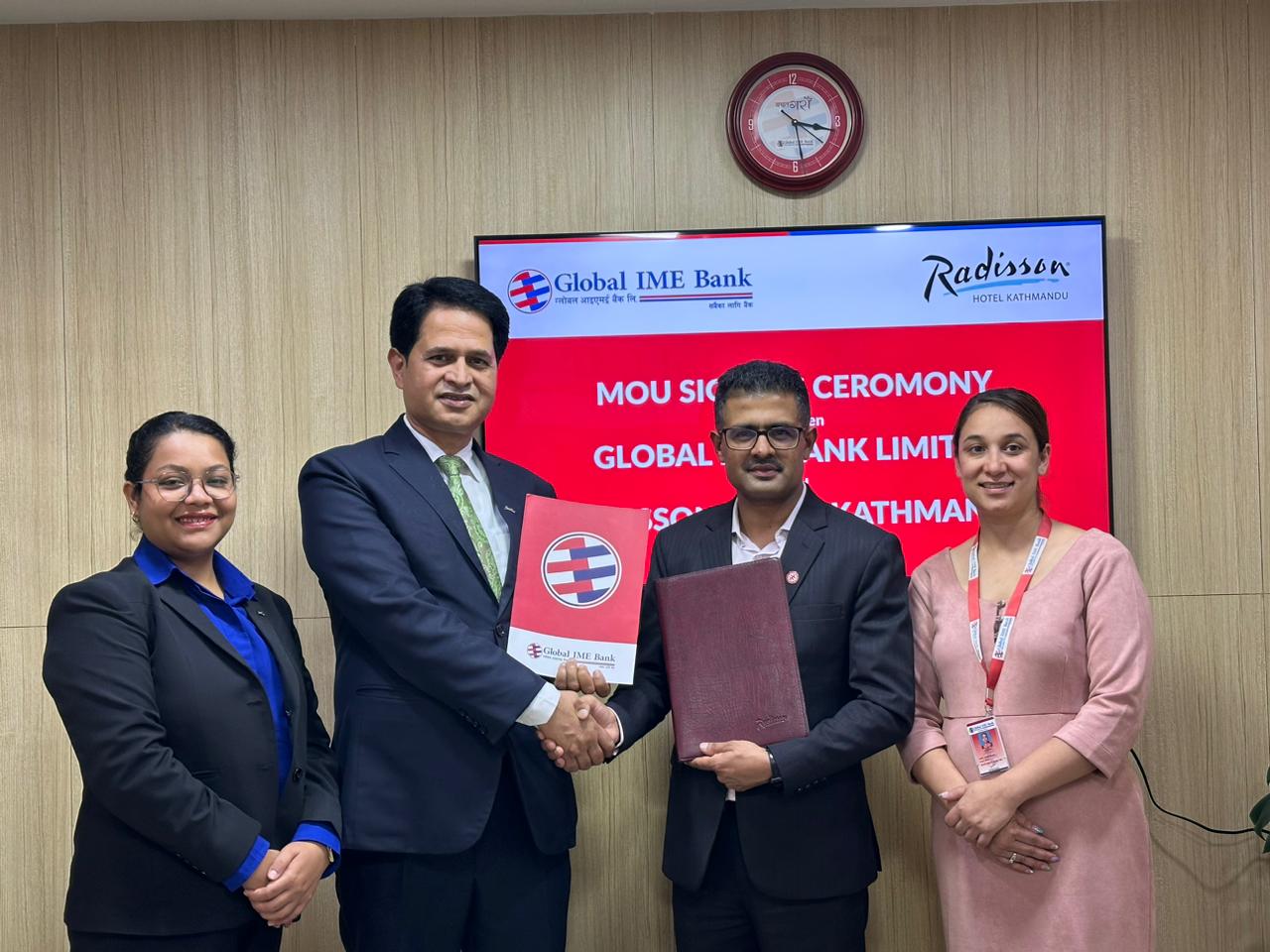 ग्लोबल आइएमई बैंकका कार्डबाहकलाई र्‍याडिसन होटलमा १५% छुट