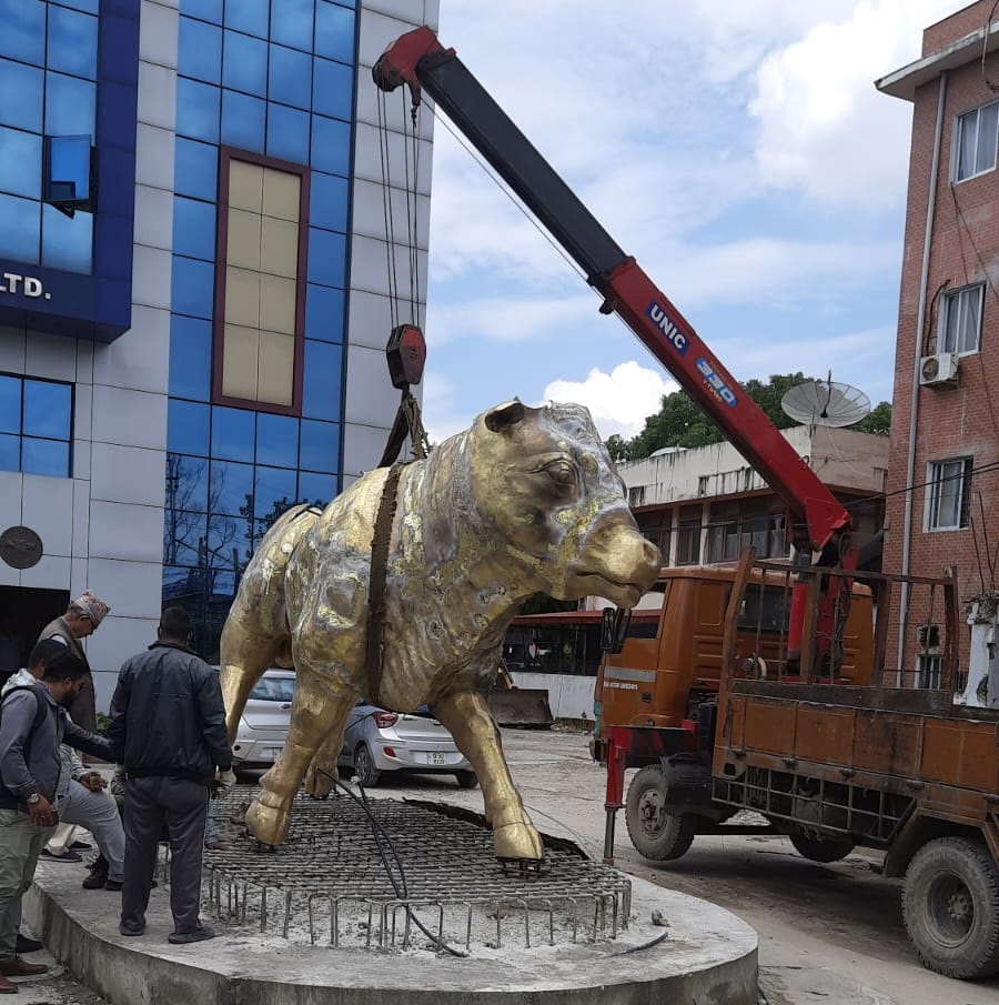 नेप्सेमा आयो ‘बुल’, दसैँअघि उद्घाटनको तयारी