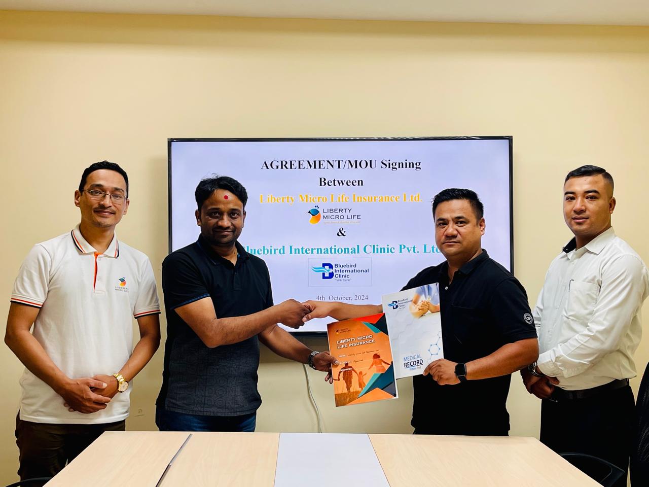 लिबर्टी माइक्रो लाइफमा आबद्ध सबैले ब्लूबर्ड इन्टरनेशनल क्लिनिकमा आकर्षक छुट पाउने