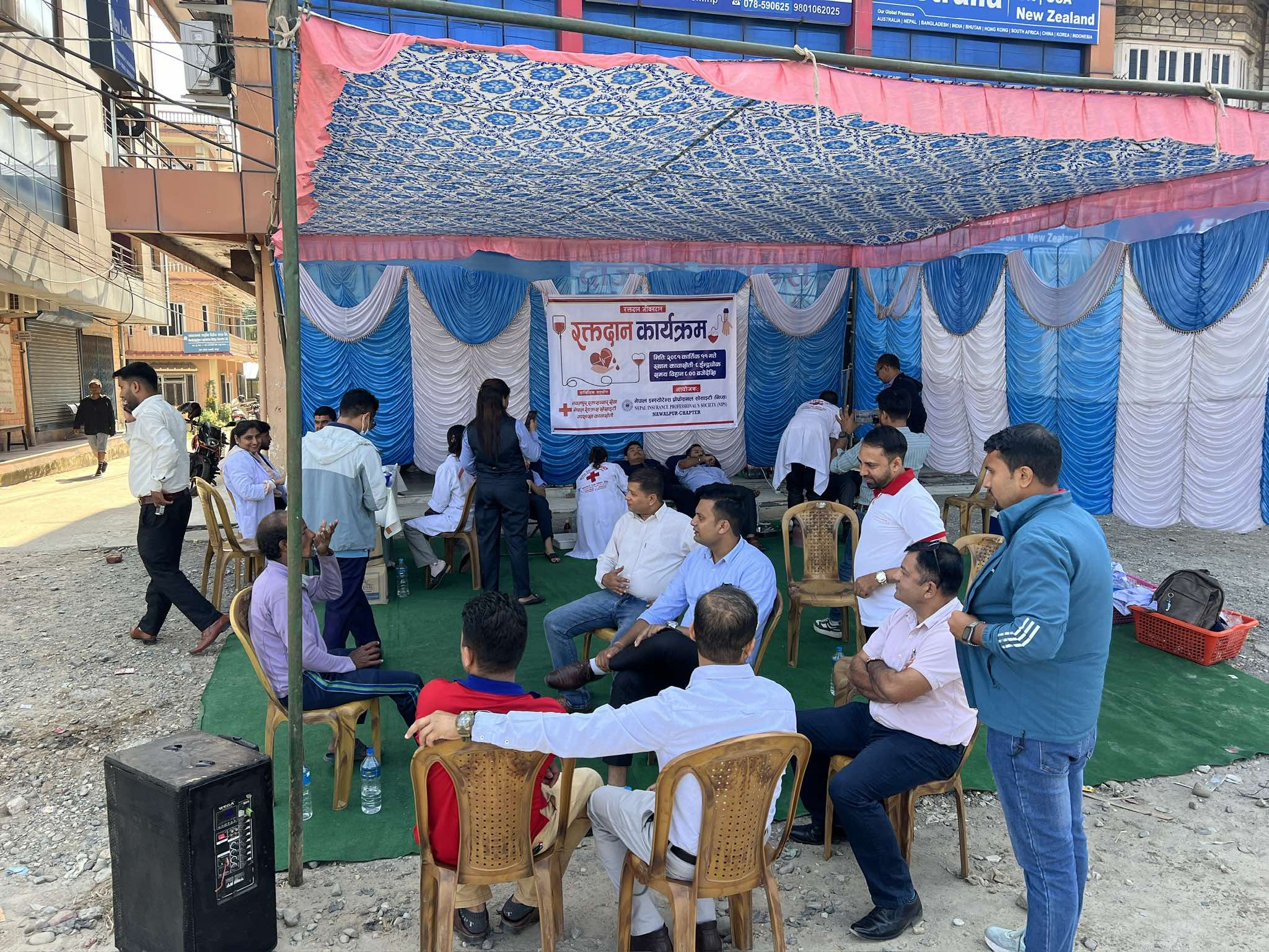 निप्स नवलपुर च्याप्टरद्वारा रक्तदान कार्यक्रम सम्पन्न