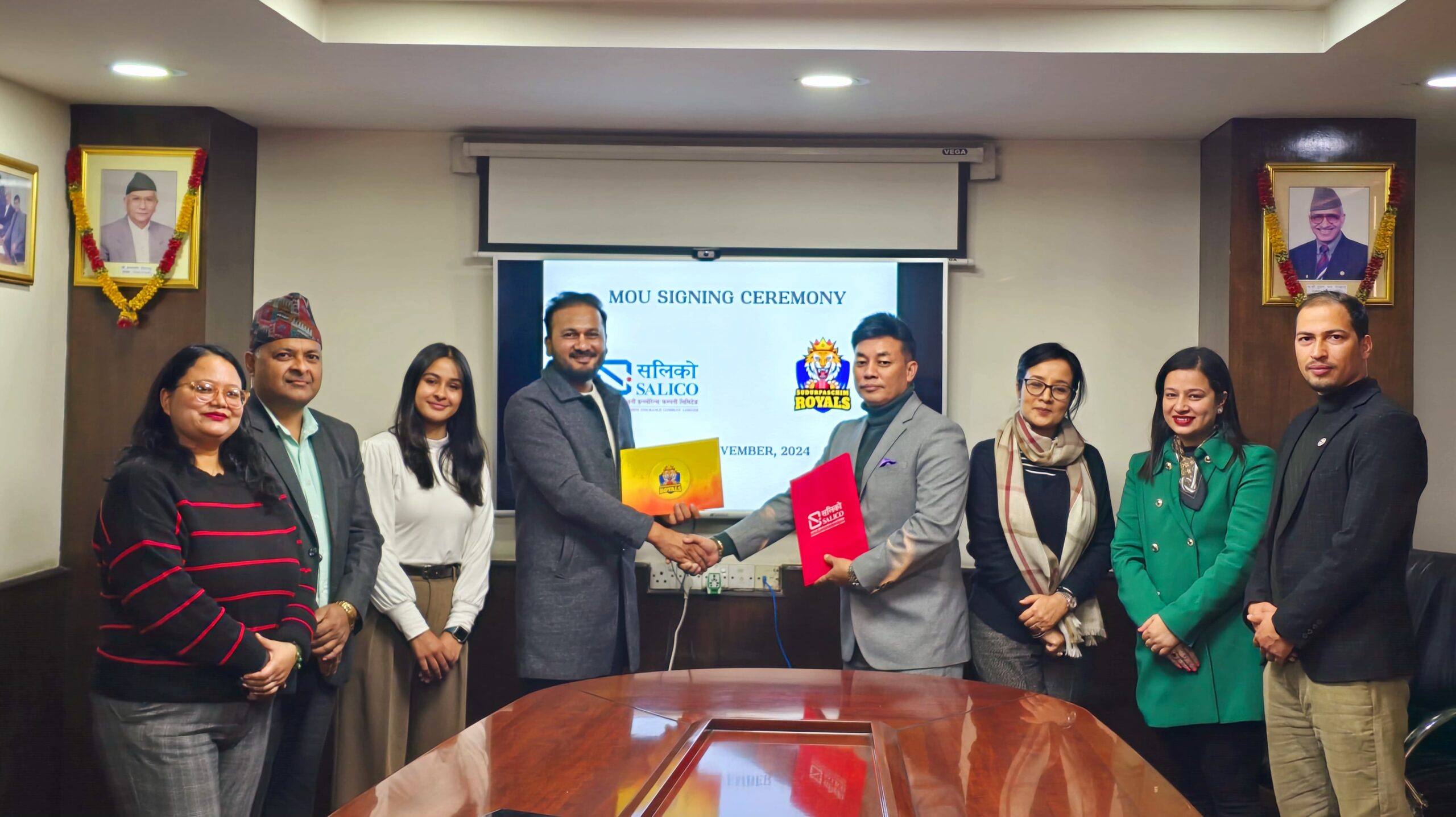 सुदूरपश्चिम रोयल्सको इन्स्योरेन्स पार्टनरमा सलिको, रु १० लाखको दुर्घटना बीमा