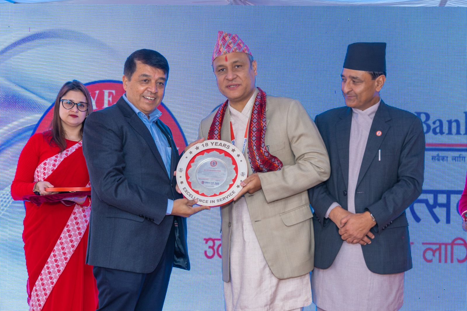 ग्लोबल आइएमई बैंकको वार्षिकोत्सवः डिजिटल बैंकिङ्ग सेवा विस्तार गर्न अध्यक्ष ढकालको जोड