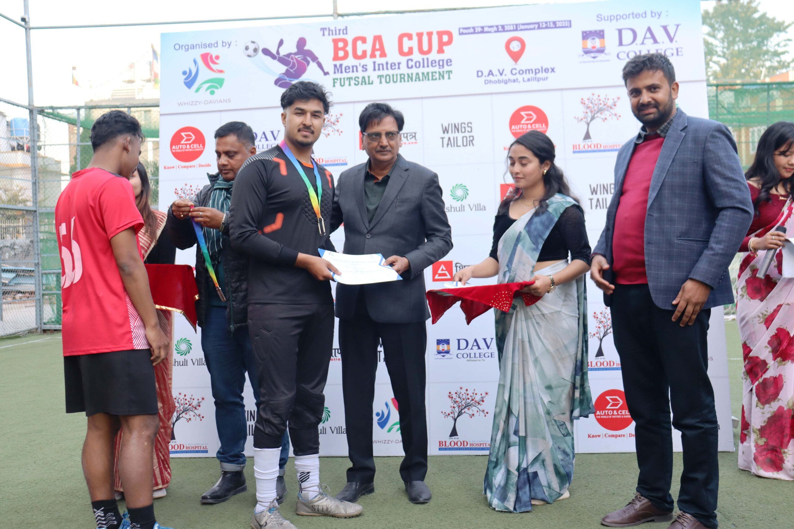 डिएभी कलेजको तेस्रो बीसीए अन्तर–कलेज फुटसल कप सम्पन्न