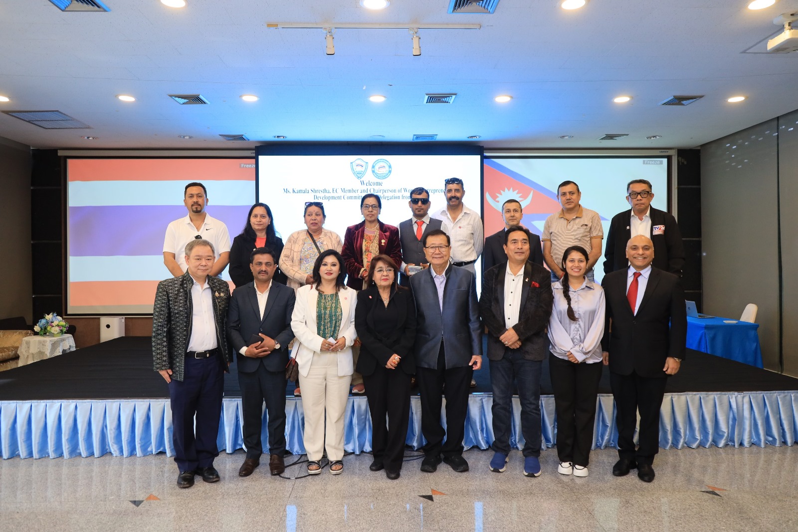 नेपाली महिला उद्यमीद्वारा थाई चेम्बरका प्रतिनिधिसँग भेटवार्ता