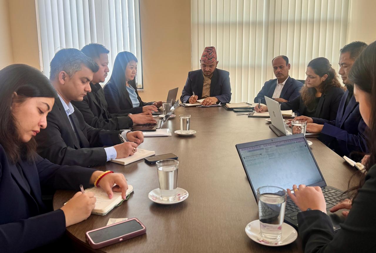 Meeting between NEA Chairman Ojha and Bhutan’s Deputy Governor Choden