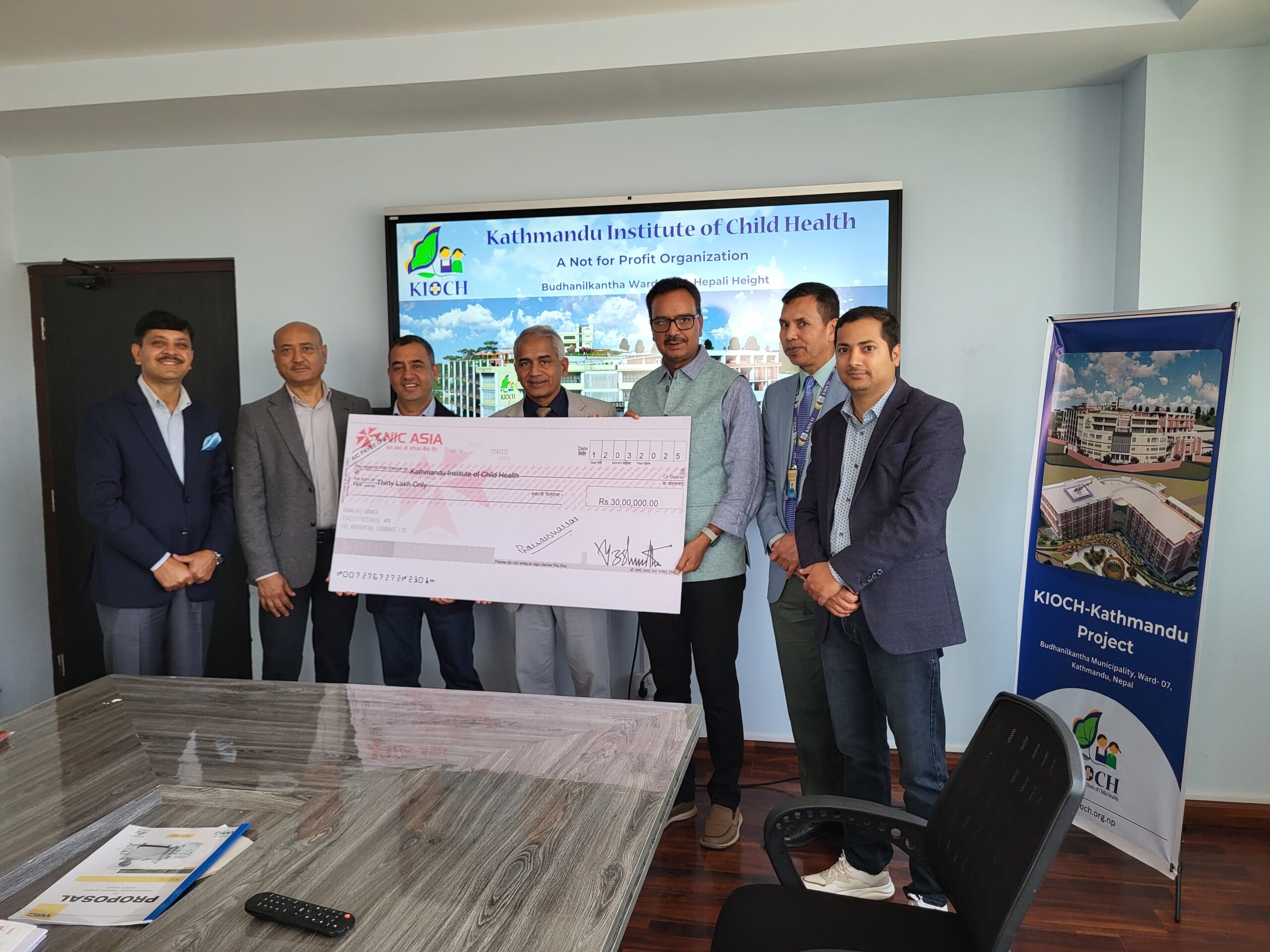IGI Prudential Insurance provides financial support to Kathmandu Institute of Child Health