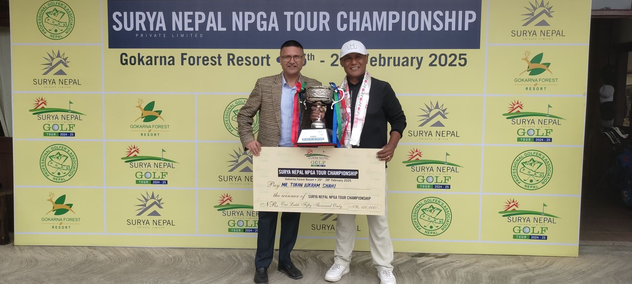 सुर्य नेपाल एनपीजीए टुर च्याम्पियनसिपको उपाधि तोरणलाई , निरज एक स्ट्रोकले पराजित