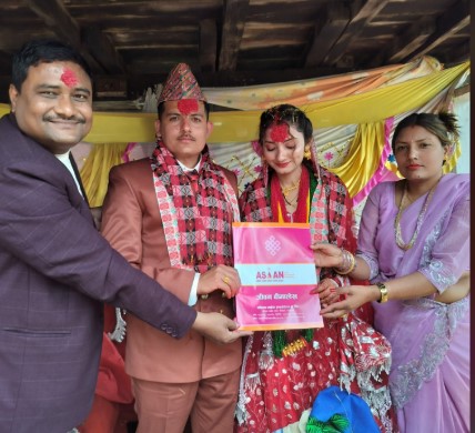 Tika Kumari gifted her daughter-in-law an insurance policy worth Rs 2 million at her brother’s wedding