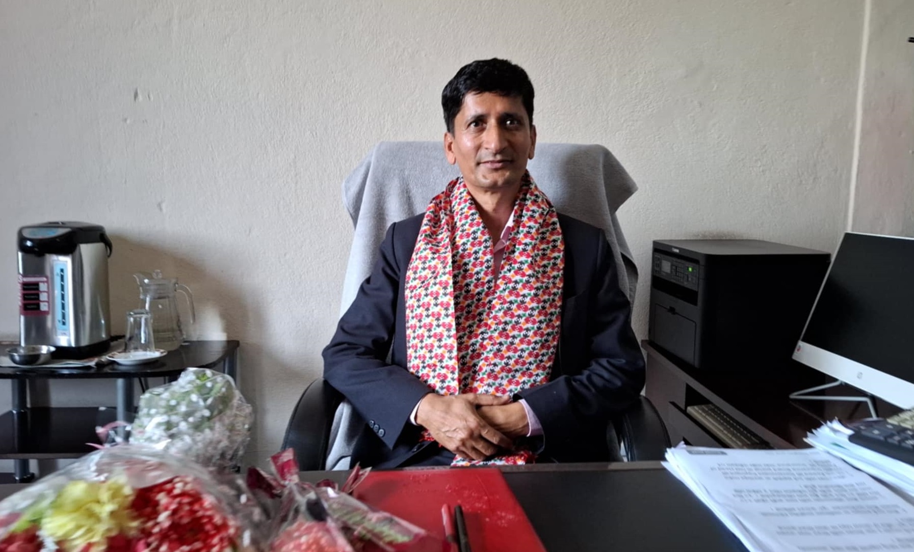 स्वास्थ्य बीमा बोर्डका नवनियुक्त कार्यकारी निर्देशक काफ्लेले सम्हाले पदभार, गरे यस्ता प्रतिबद्धता