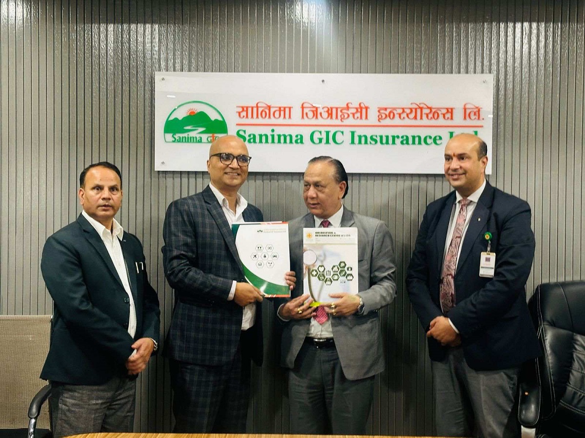 Cashless service agreement between Om Hospital and Sanima GIC Insurance