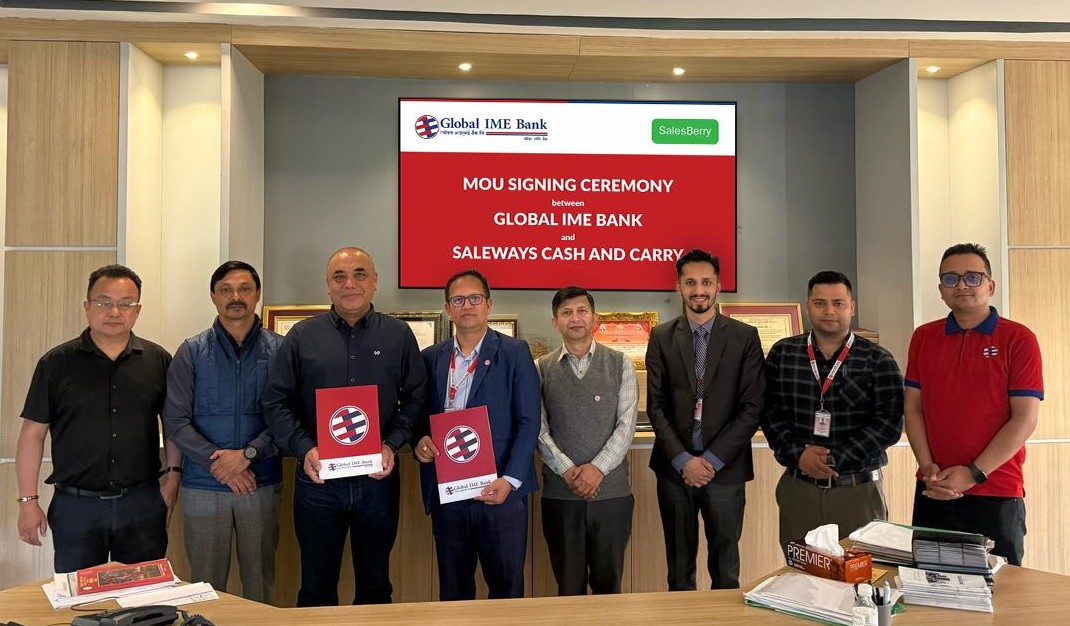 ग्लोबल आइएमई बैंकका कार्डवाहकलाई सेल्सवेरीमा १०% सम्म क्यासब्याक