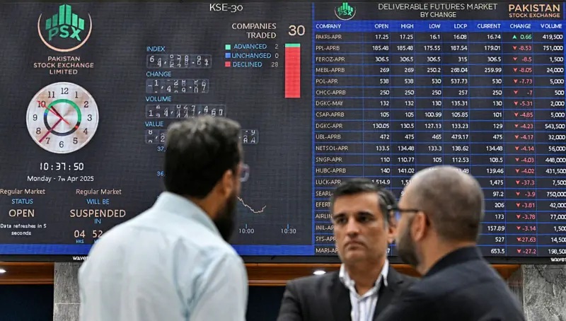 पहलगाम आक्रमणः भारतसँग बढ्दो तनावबीच पाकिस्तानी शेयर बजारमा भारी गिरावट