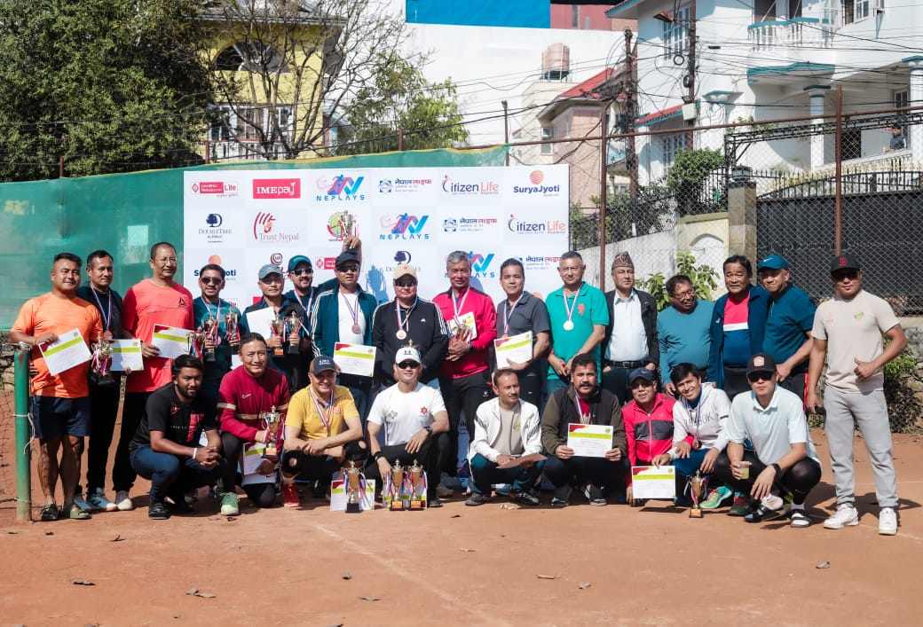 दोस्रो एमाच्योर टेनिस टुर्नामेन्टः थापा, वाइबा र क्षेत्रीलाई एकलतर्फको उपाधि