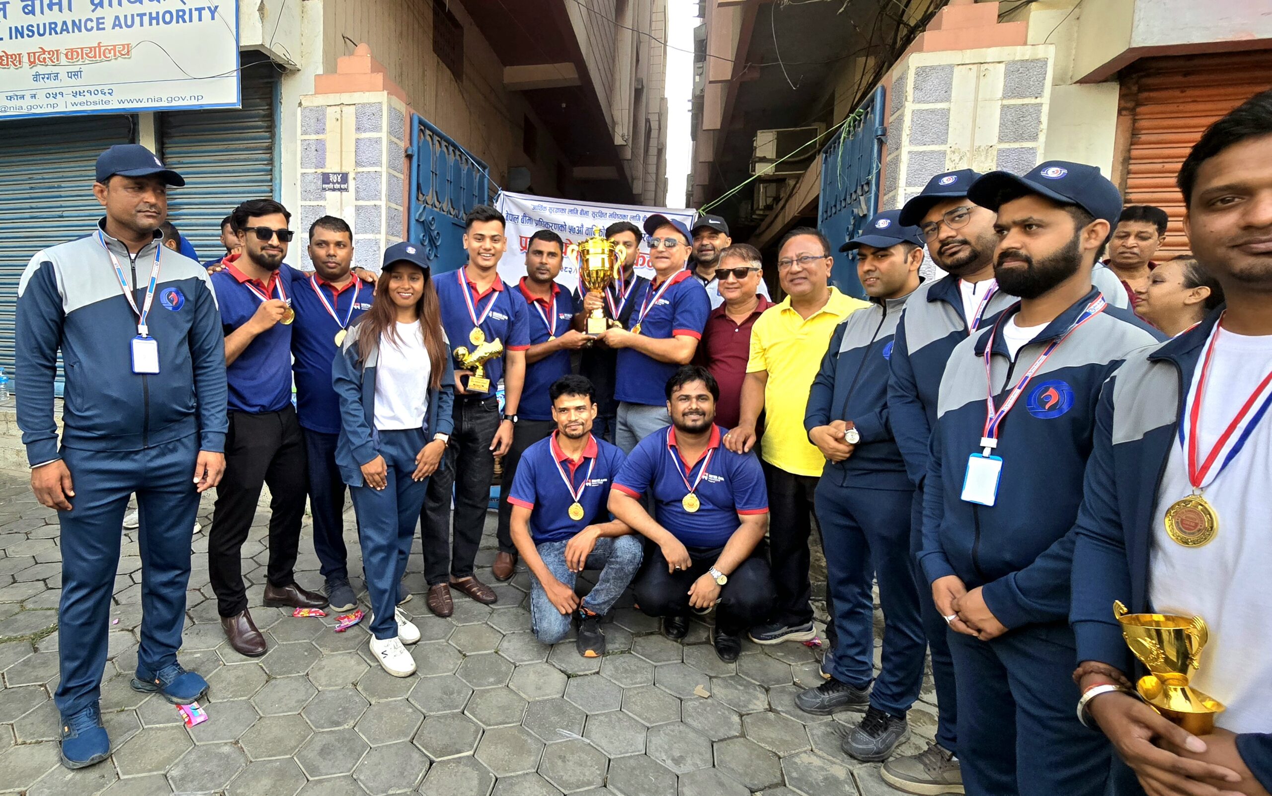 Futsal competition held under life and non-life insurance on the occasion of NEA’s anniversary