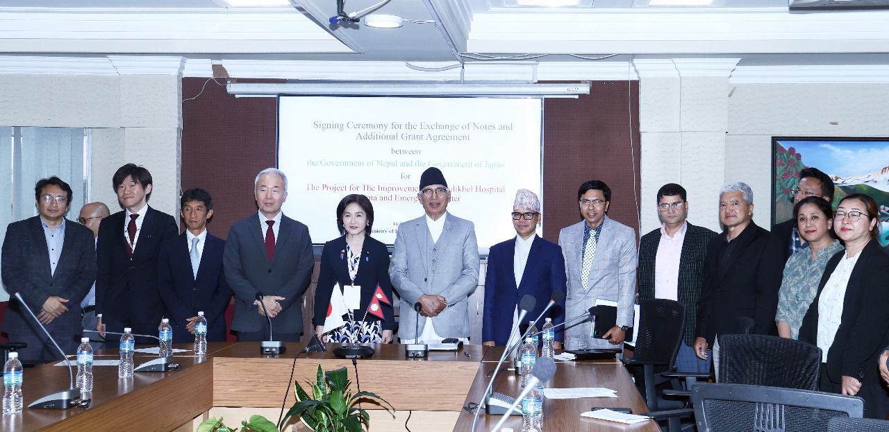 धुलिखेल अस्पताल ट्रमा तथा आपतकालीन केन्द्र सुधारका लागि जापानले ५७.३० करोड येन अनुदान दिने