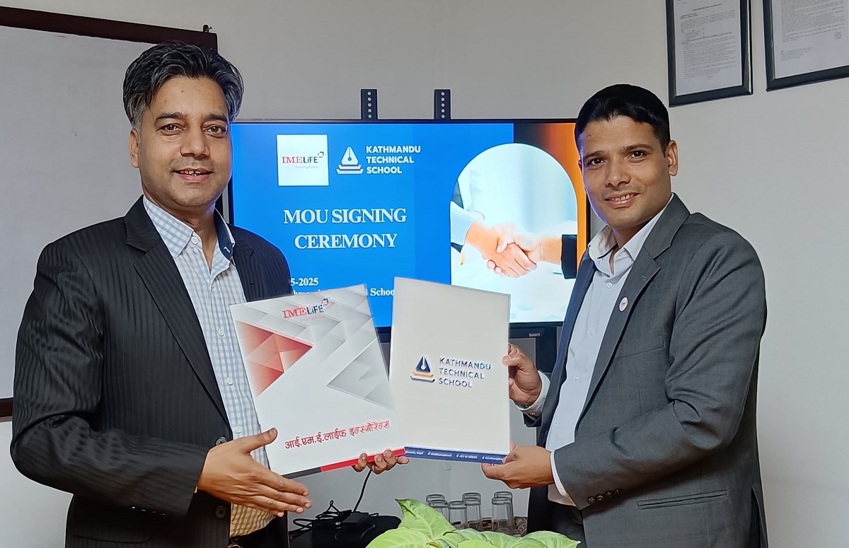 IME Life’s insured, agents and employees get up to 50% discount in Kathmandu Technical School