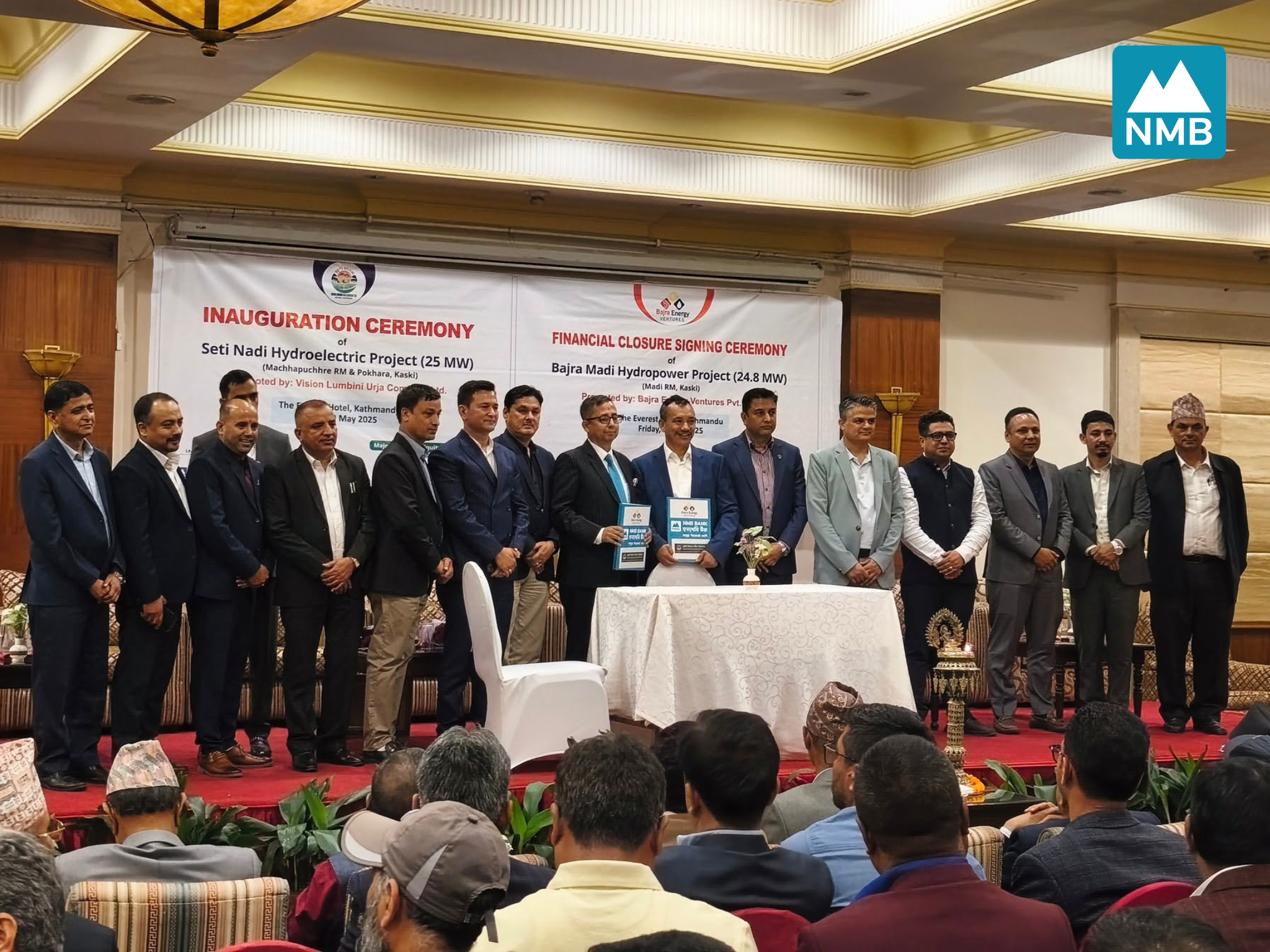 Financial management of Bajra Madi Hydropower Project under the leadership of NMB Bank