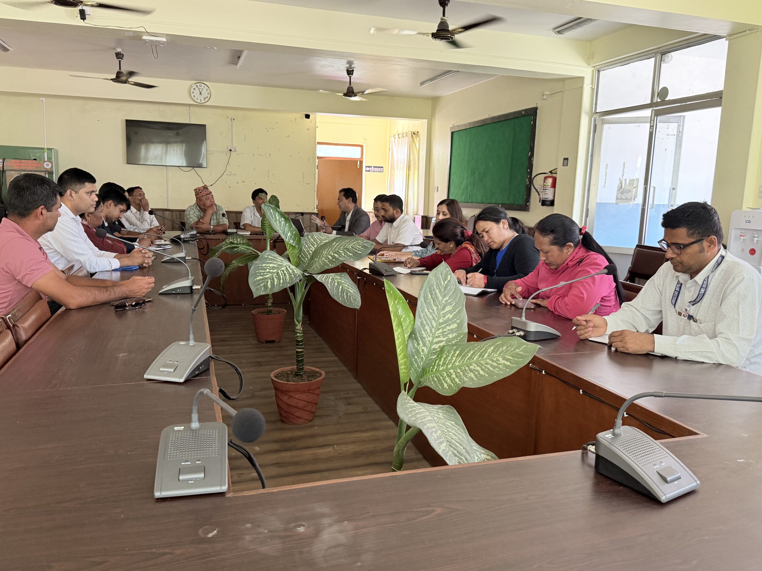 वालिङ नगरपालिकाद्वारा दीर्घकालिन कृषि विकास योजना र रणनीति बनाउन सुरु